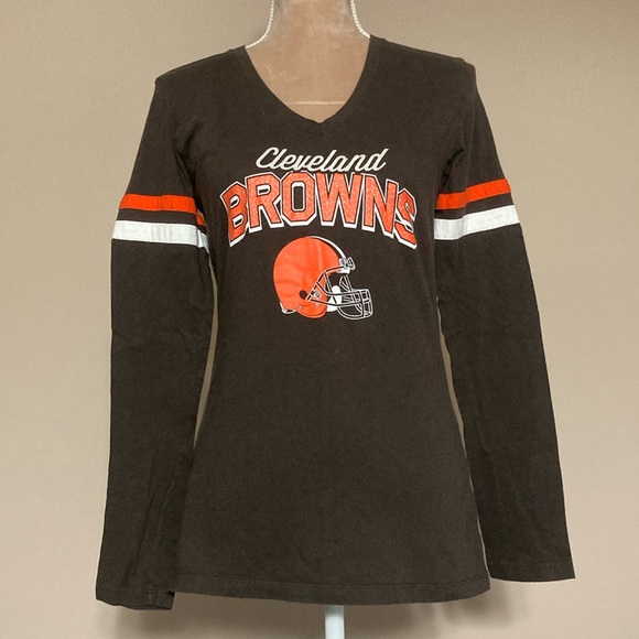 NFL Tops - Women’s Cleveland Browns long sleeves T-shirt from NFL Team Apparel - size L